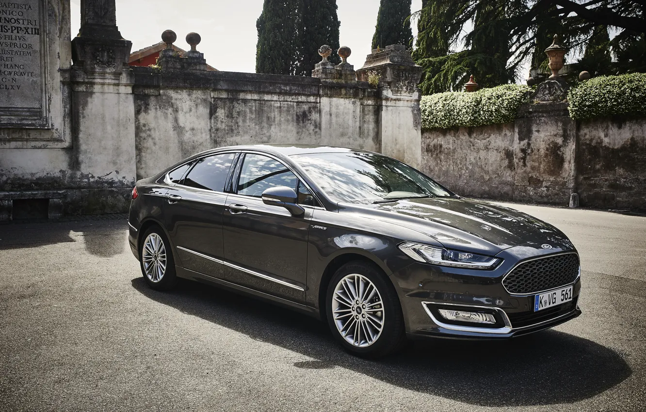 Фото обои Ford, седан, форд, Sedan, мондео, Mondeo, 2015, Vignale