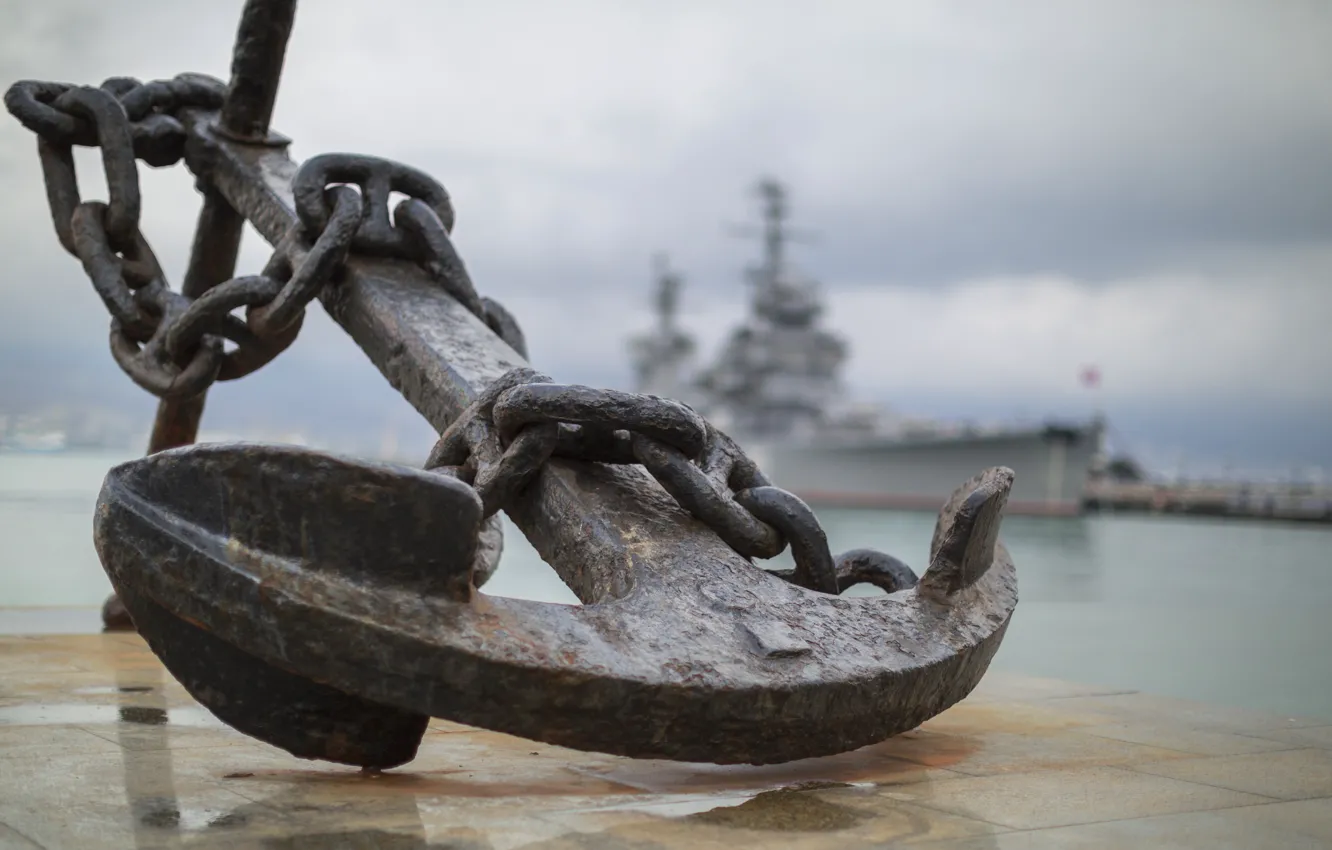 Фото обои metal, rust, anchor