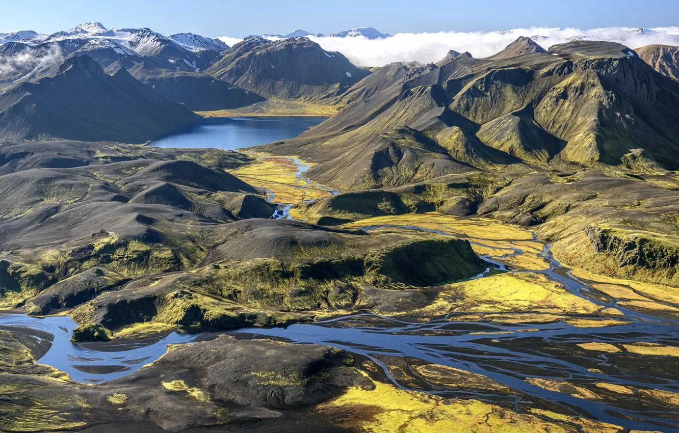 Фото обои плато, Iceland, исландия