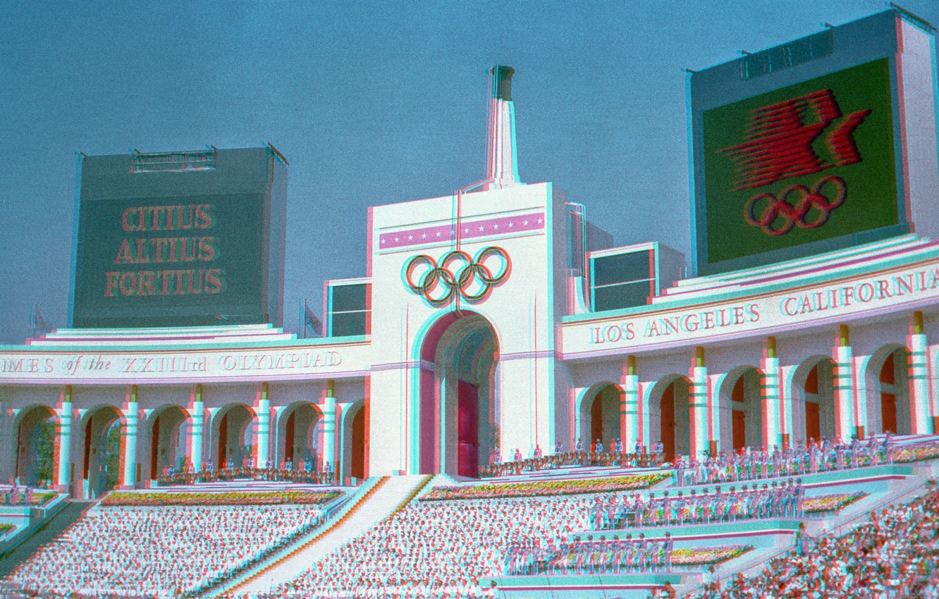 Фото обои 1984, aesthetic, olympics