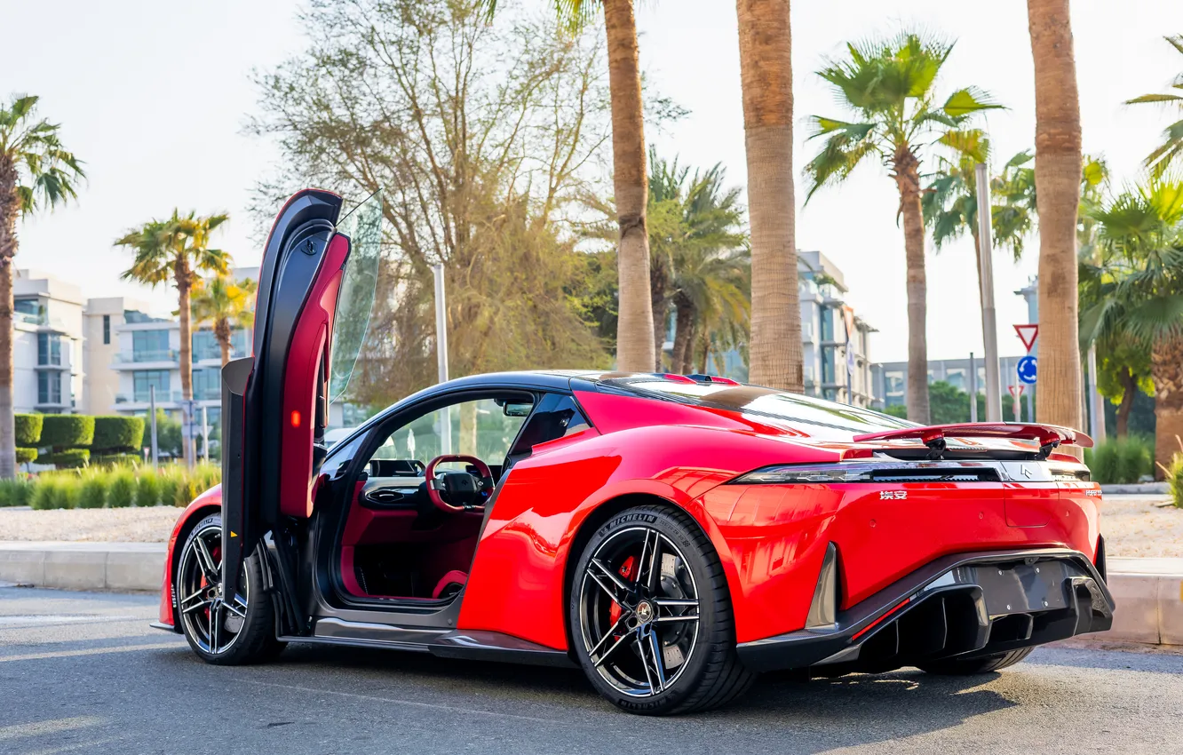 Фото обои суперкар, supercar, Aion, 2023, Aion Hyper SSR, Hyper SSR, поднятая дверца