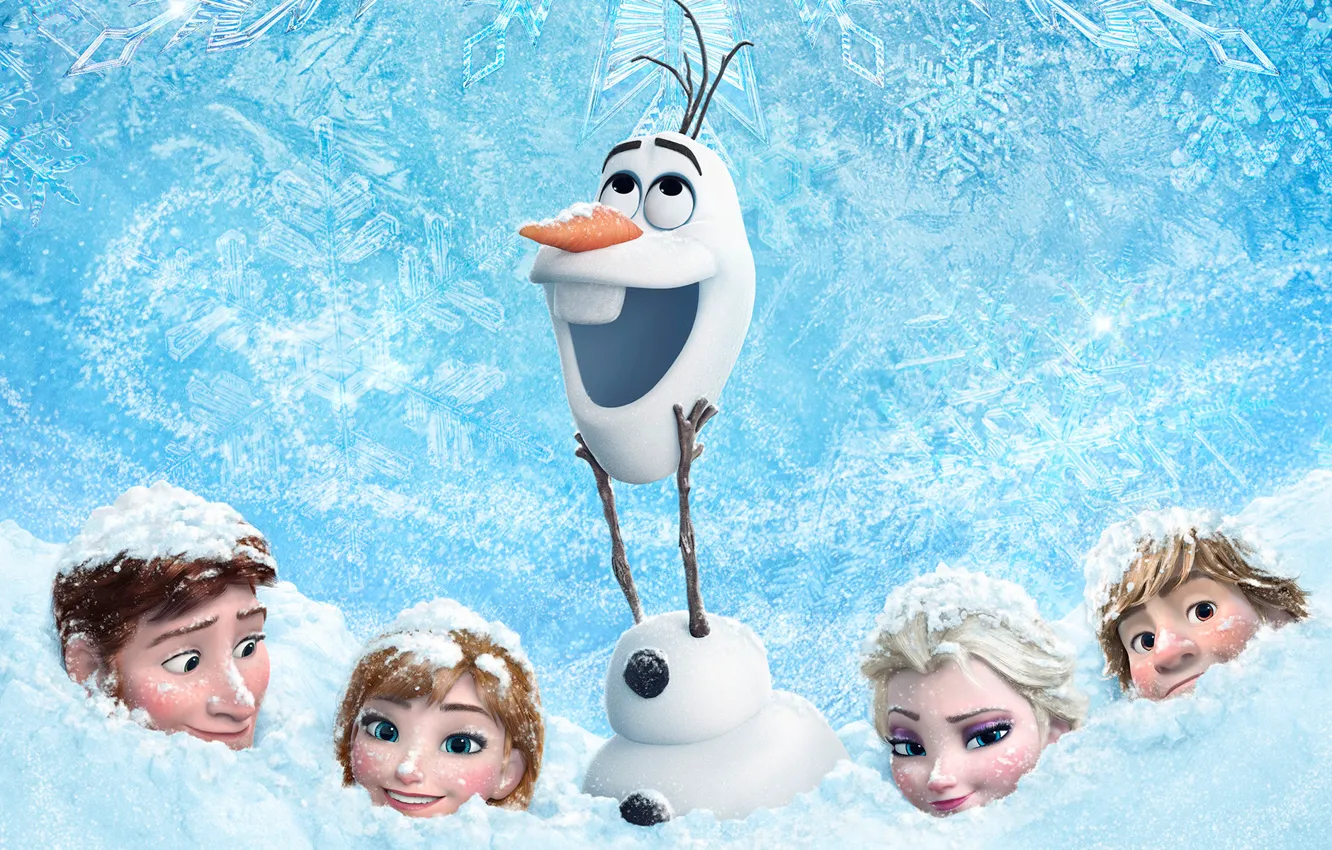 Фото обои Frozen, 2013, Walt Disney Animation Studios, Холодное Сердце