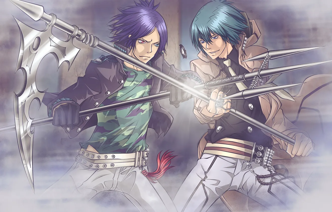 Фото обои парни, Рокудо Мукуро, Katekyo Hitman REBORN, Учитель мафиози Реборн, два поколения