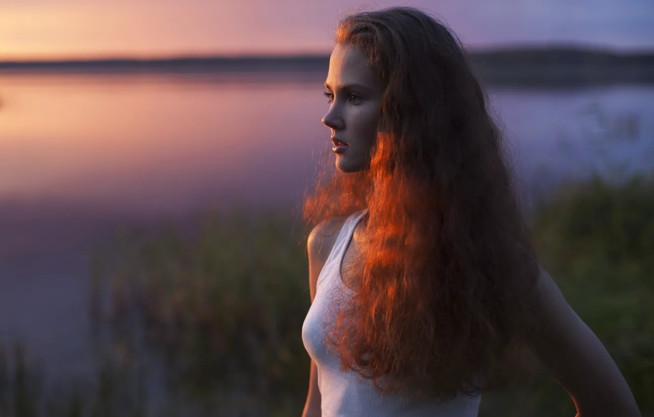 Фото обои девушка, портрет, Anastasiya Khotenovskaya