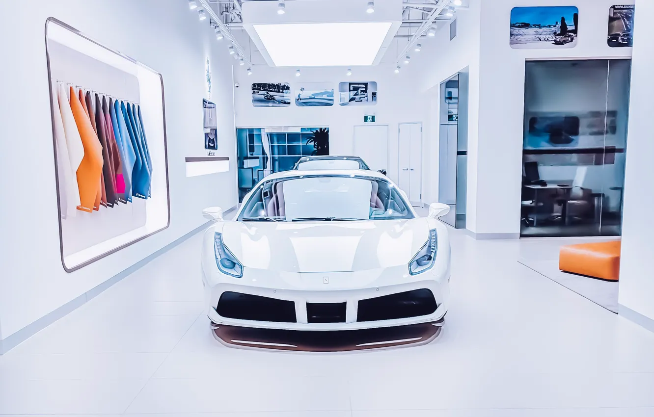 Фото обои car, машина, белый, стиль, Ferrari, феррари, роскошь, Alexunder Hess