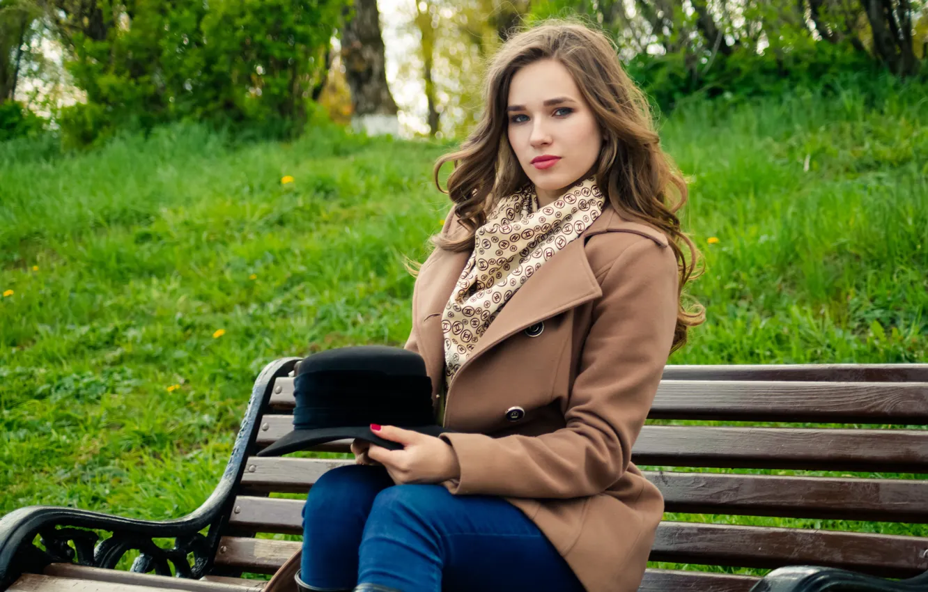 Фото обои city, girl, fashion, young, blue, model, street, pretty