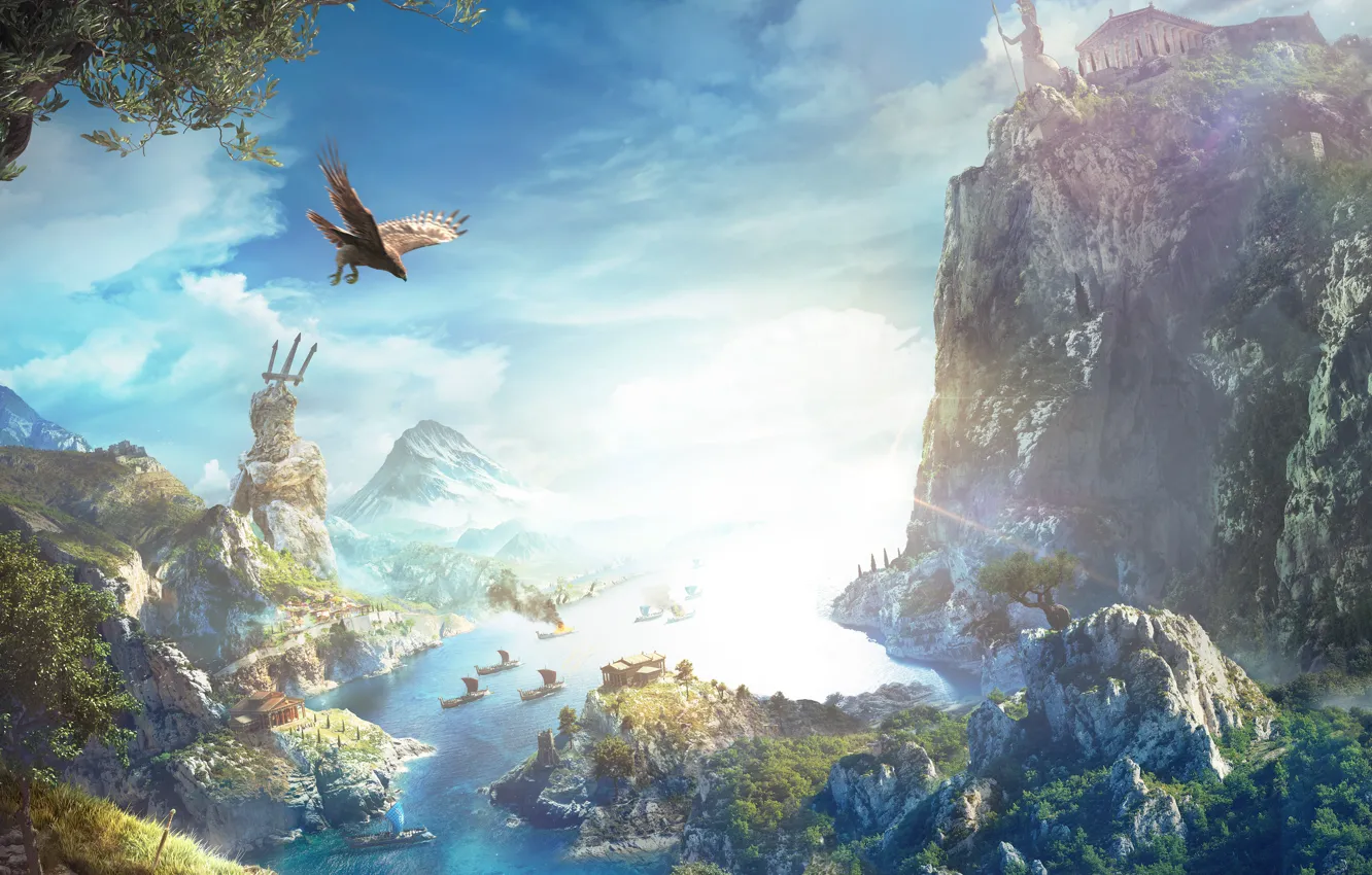 Фото обои game, Ubisoft, Assassin's Creed, 2018, Odyssey, Assassin's Creed Odyssey