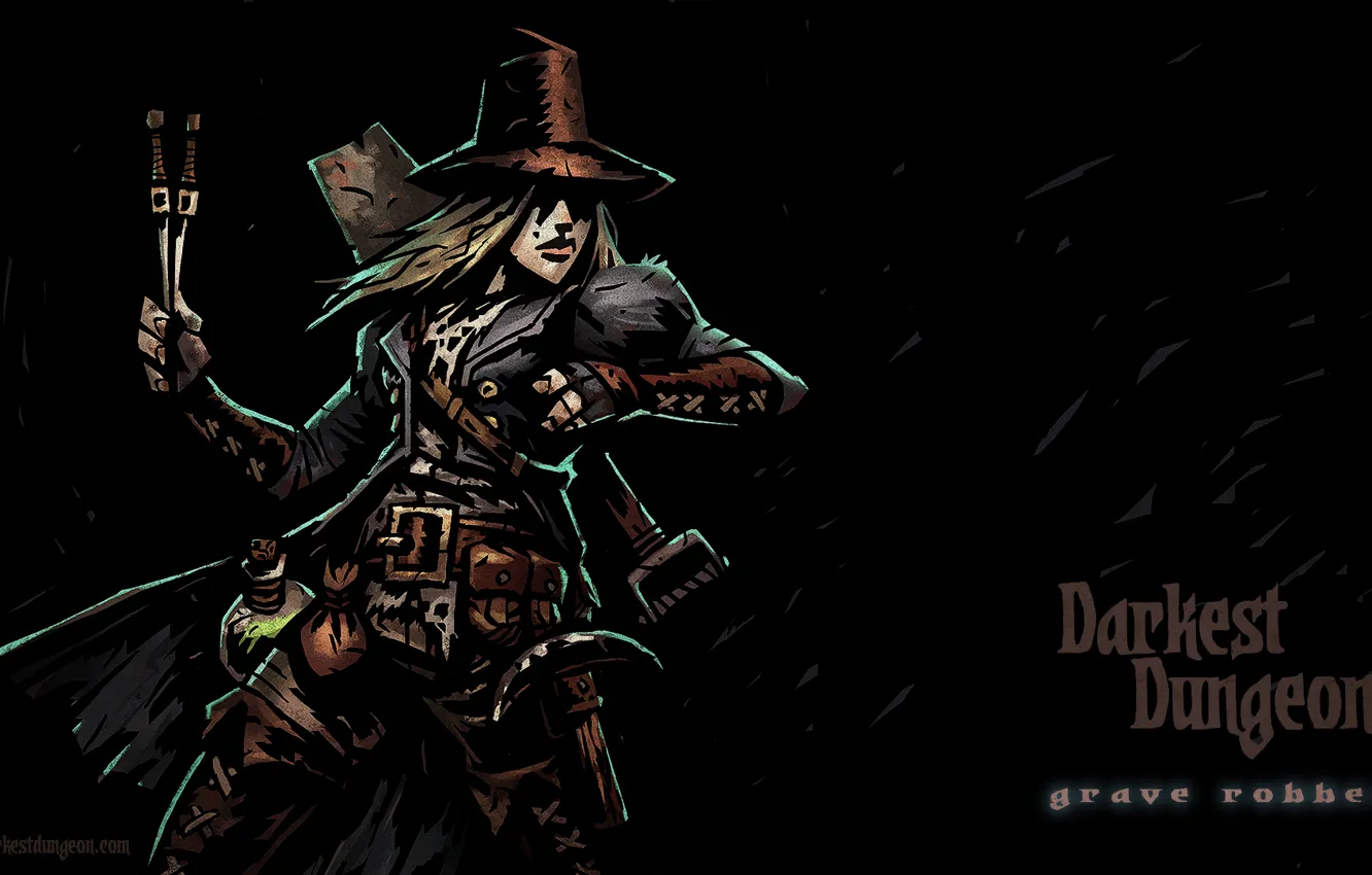 Фото обои RPG, Darkest Dungeon, Red Hook Studios, GraveRobber