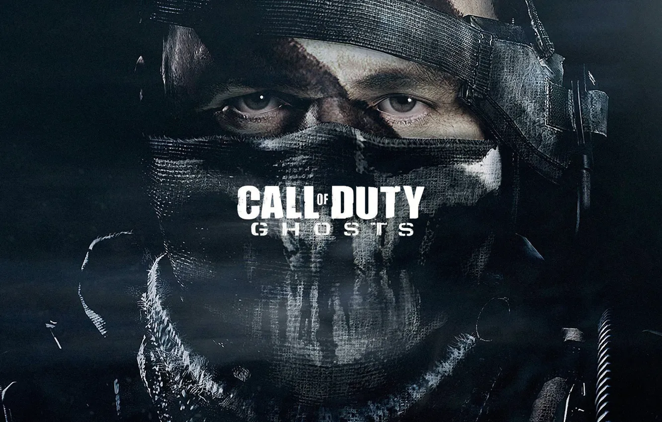 Фото обои ghost, duty, call