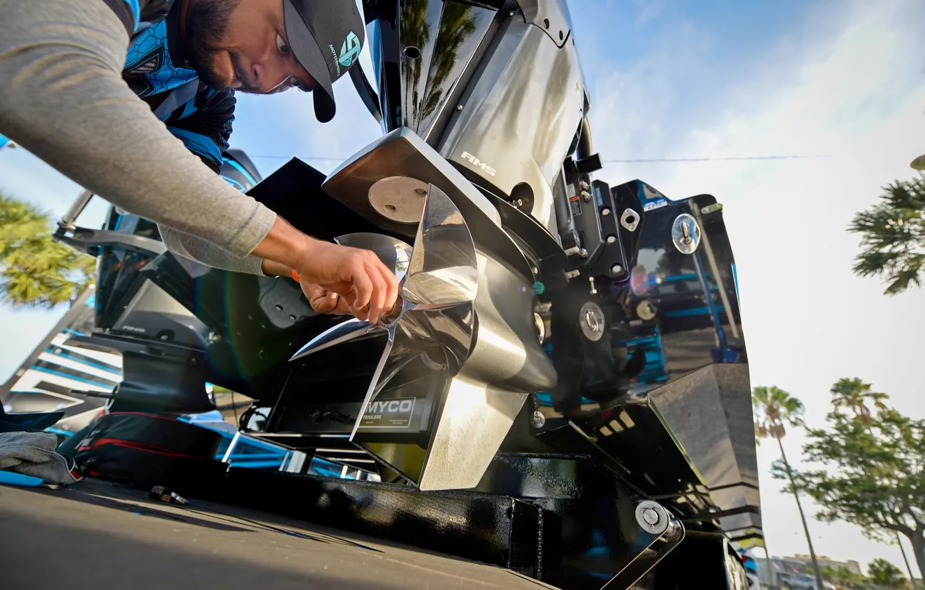 Фото обои гонка, лодка, скорость