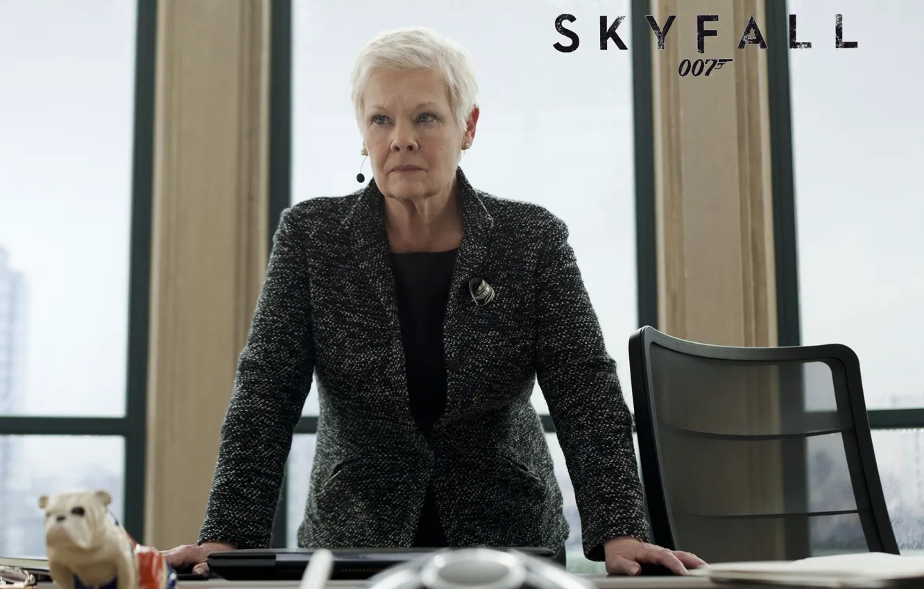 Фото обои фильм, кабинет, 007, Skyfall, Judi Dench