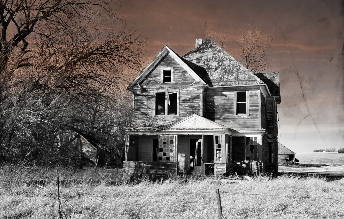 Фото обои пейзаж, стиль, дома