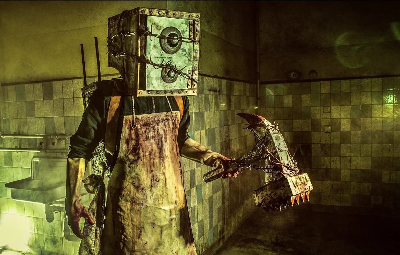 Фото обои blood, game, fear, assassin, evil, survival horror, The Evil Within, The Keeper