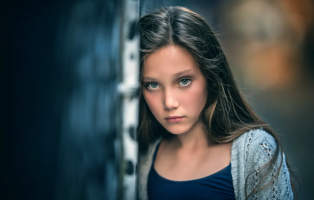 Фото обои портрет, девочка, прелесть, Urban beauty