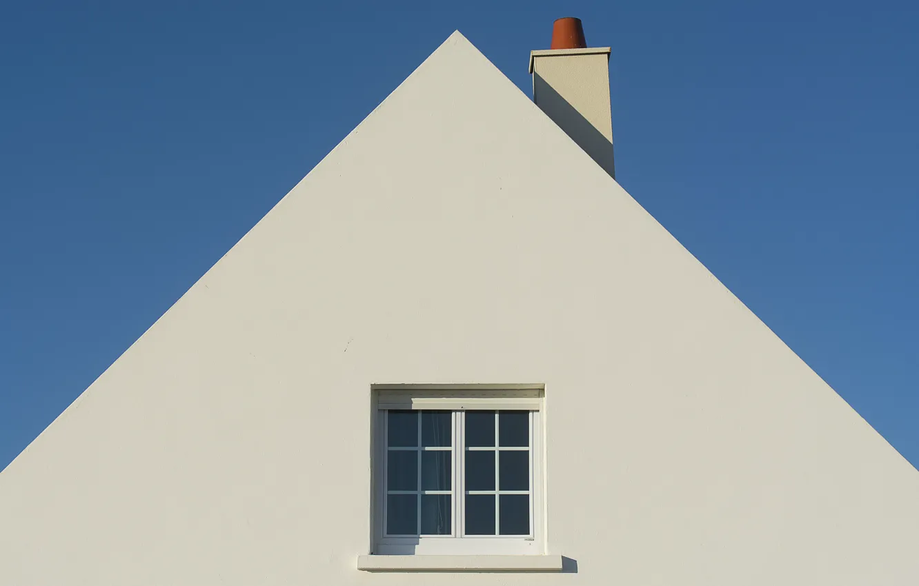 Фото обои крыша, дом, окно