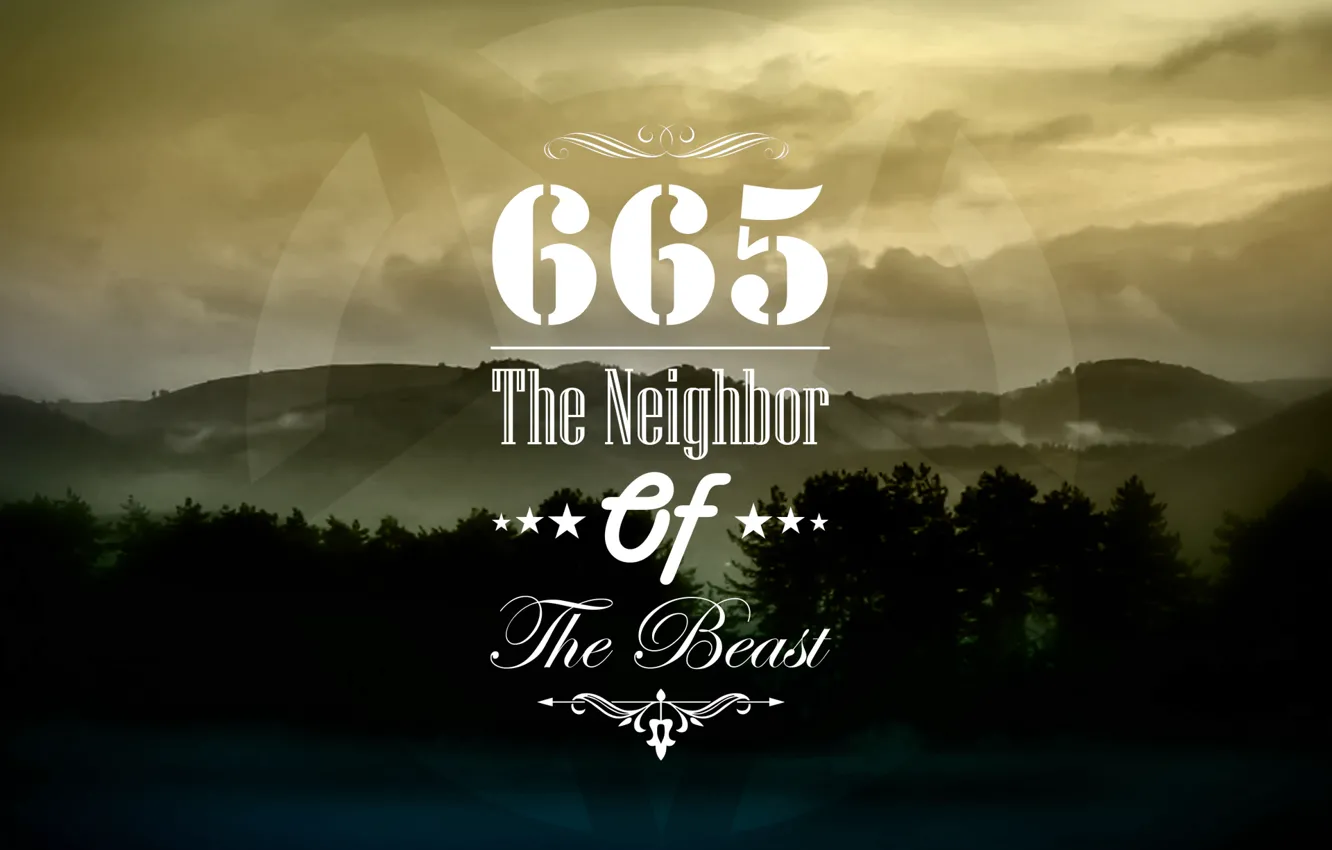 Фото обои forest, fog, beast, hipster, 665, neighbor