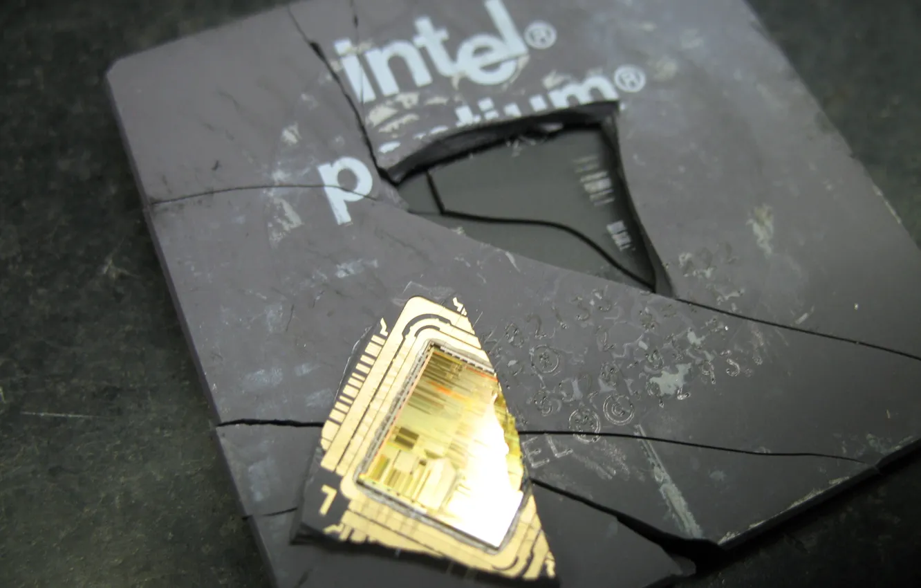 Фото обои Intel, центральный процессор, CPU