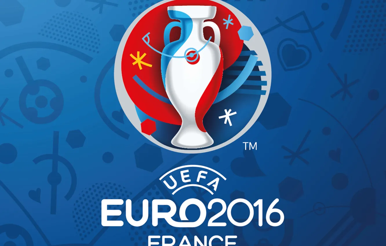 Фото обои Франция, логотип, logo, UEFA, euro 2016, евро 2016