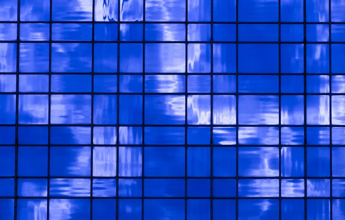 Фото обои синева, блоки, текстура, прямоугольники