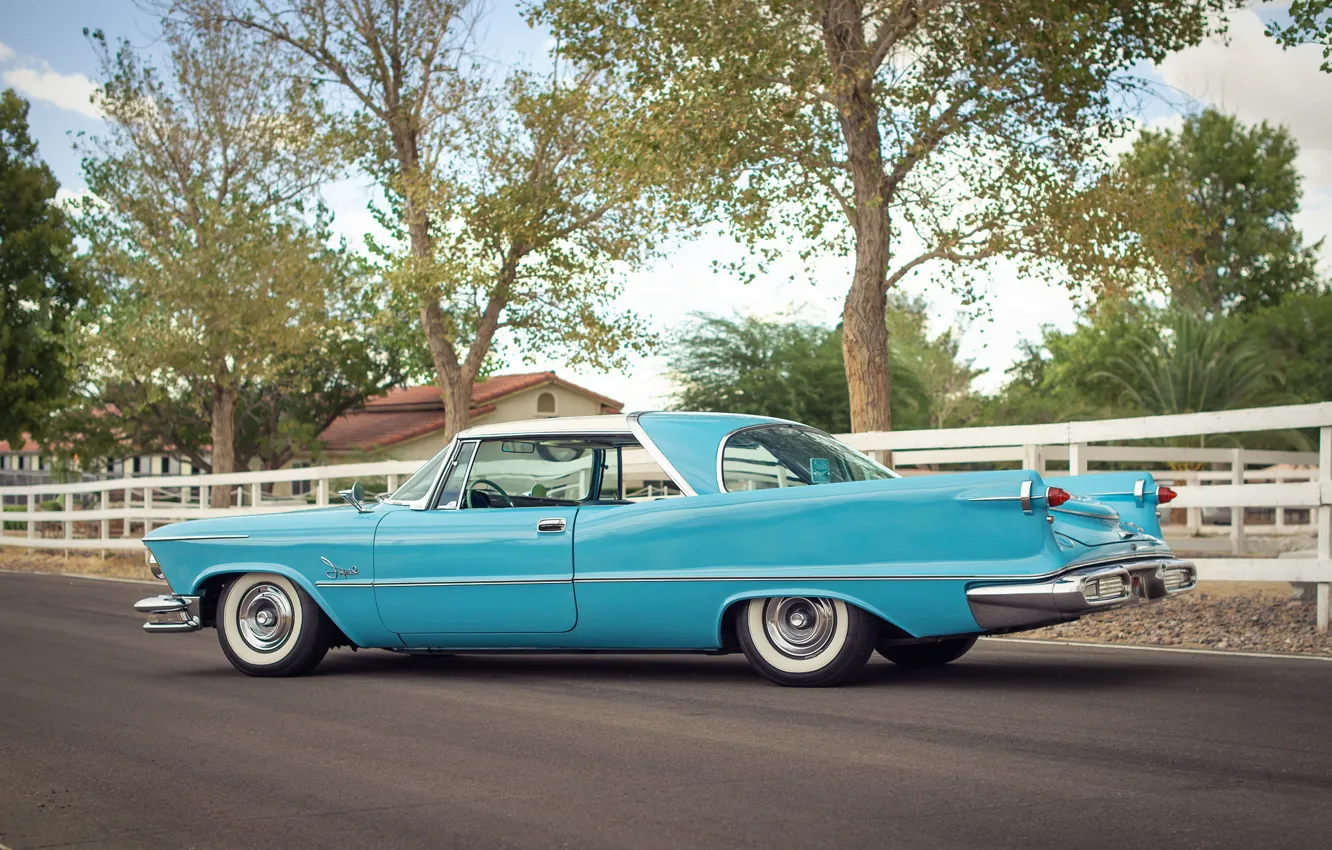 Фото обои ретро, Imperial, Chrysler, классика, 1957