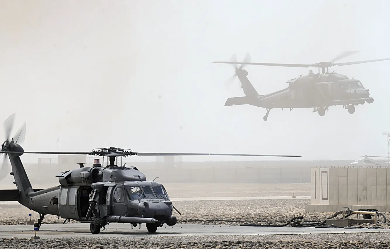 Фото обои Армия, США, Вертолеты, UH-60