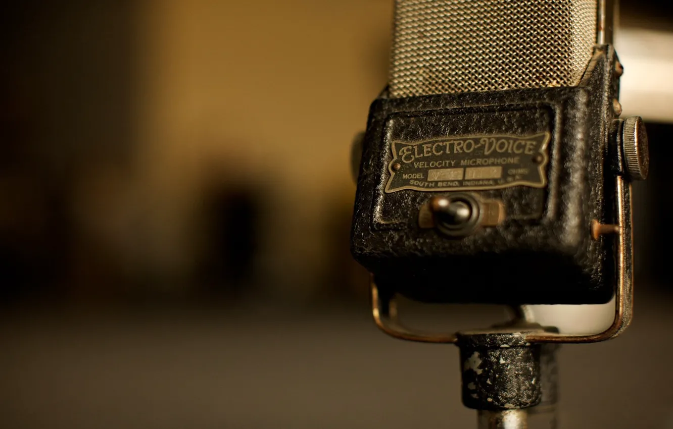 Фото обои Classic, Old Microphone, Mic, Electro-Voice