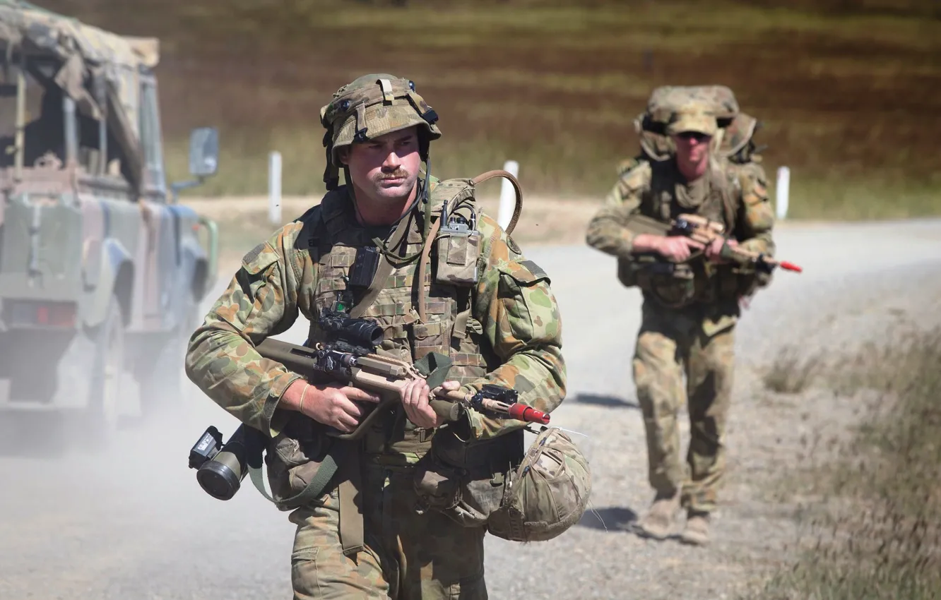 Фото обои оружие, солдаты, Australian Army