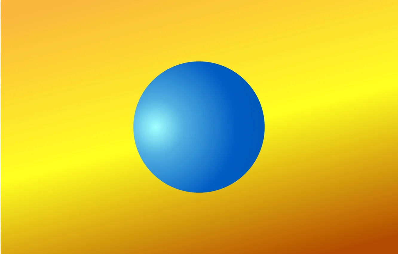 Фото обои wallpaper, yellow, texture, blue, background, pattern, ball
