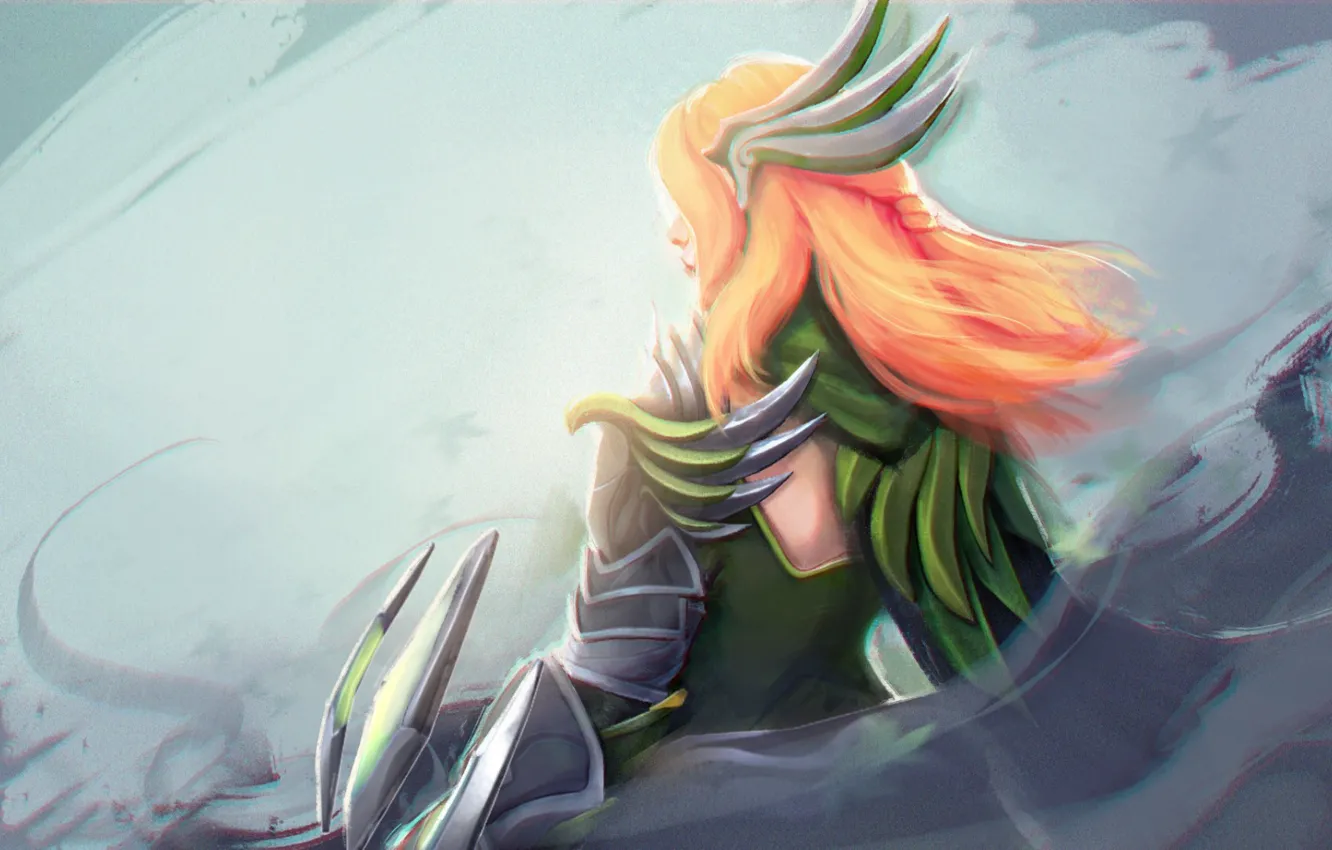 Фото обои dota, дота, dota 2, windranger, виндра, Falconside Armor