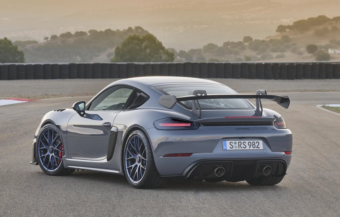 Фото обои Porsche, Cayman, 718, 2022, GT4 RS, Porsche 718 Cayman GT4 RS