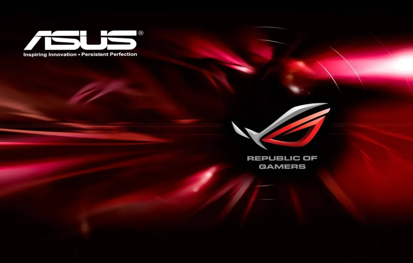 Фото обои high-tech, Логотип, Logo, ASUS, бренд, Digital Art, хай-тек, слоган
