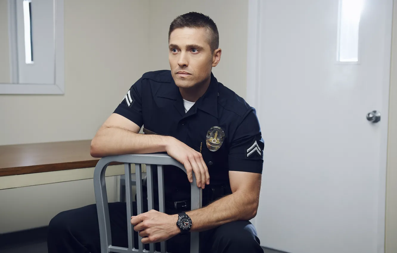 Фото обои полиция, сериал, Eric Winter, Новобранец, The Rookie, Эрик Уинтер, Тим Брэдфорд