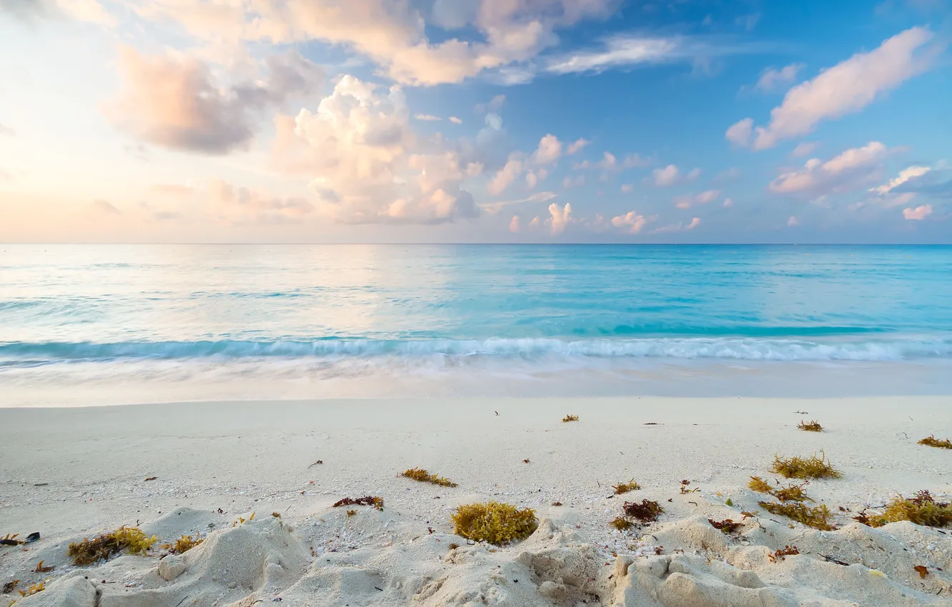 Фото обои песок, море, пляж, пейзаж