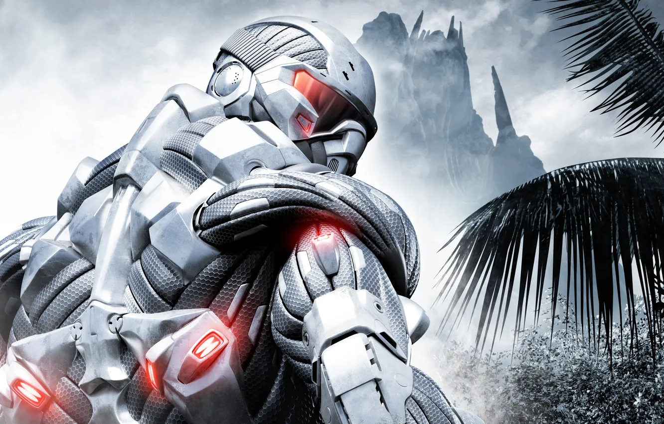 Фото обои Crysis, Crysis 2, Crytek, Game, Crysis 3, Game Art, Nonosuit