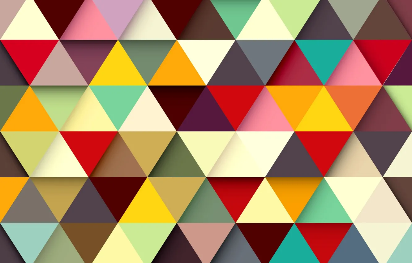 Фото обои абстракция, фон, треугольники, colors, colorful, abstract, background