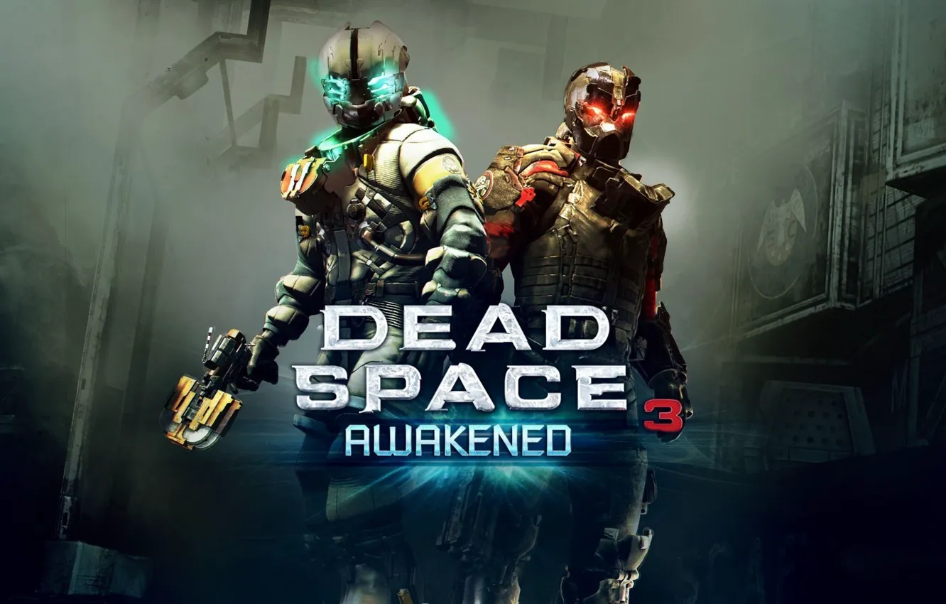 Фото обои Оружие, Броня, Айзек Кларк, Electronic Arts, DLC, Dead Space 3, Джон Карвер, Мёртвый Космос