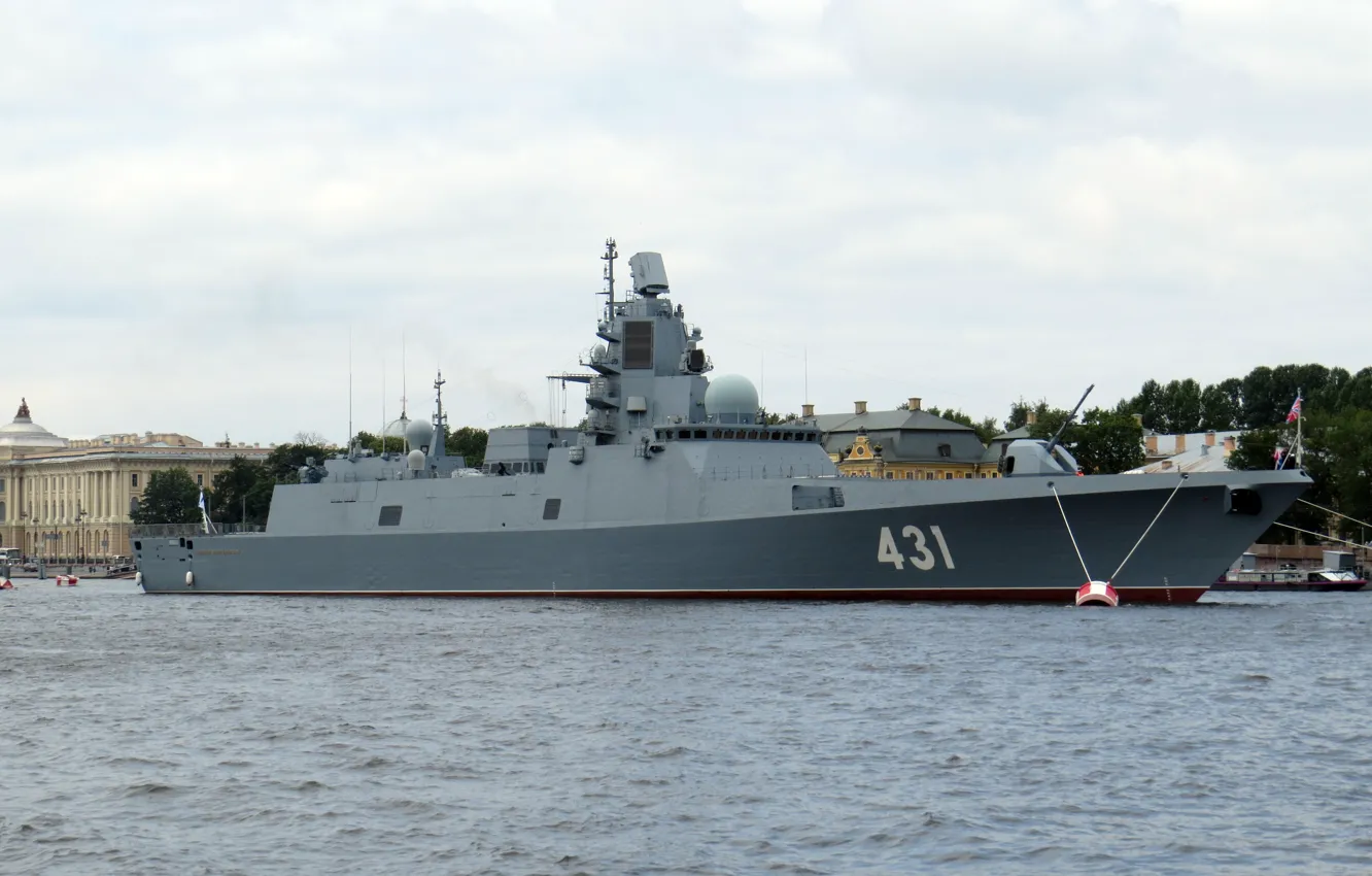 Фото обои фрегат, санкт петербург, адмирал касатонов