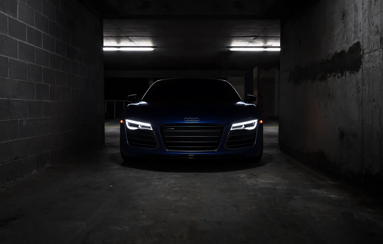 Фото обои Audi, Blue, VAG, LED