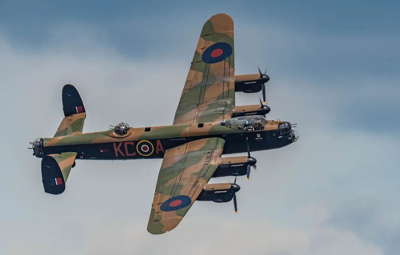 Фото обои aircraft, bomber, aviation, historical, aeroplane, heritage, Lancaster PA474