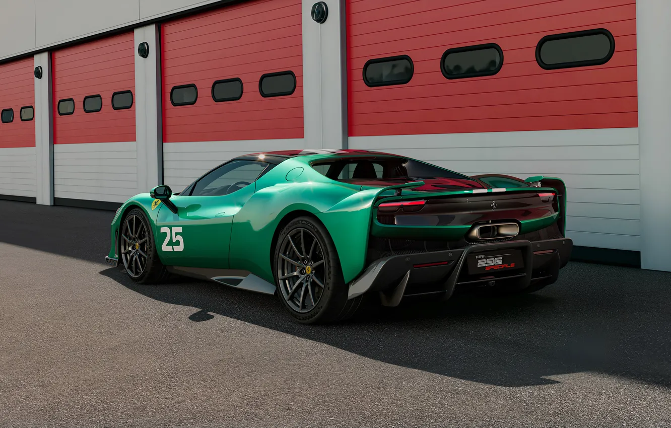 Фото обои ferrari, speciale, 296