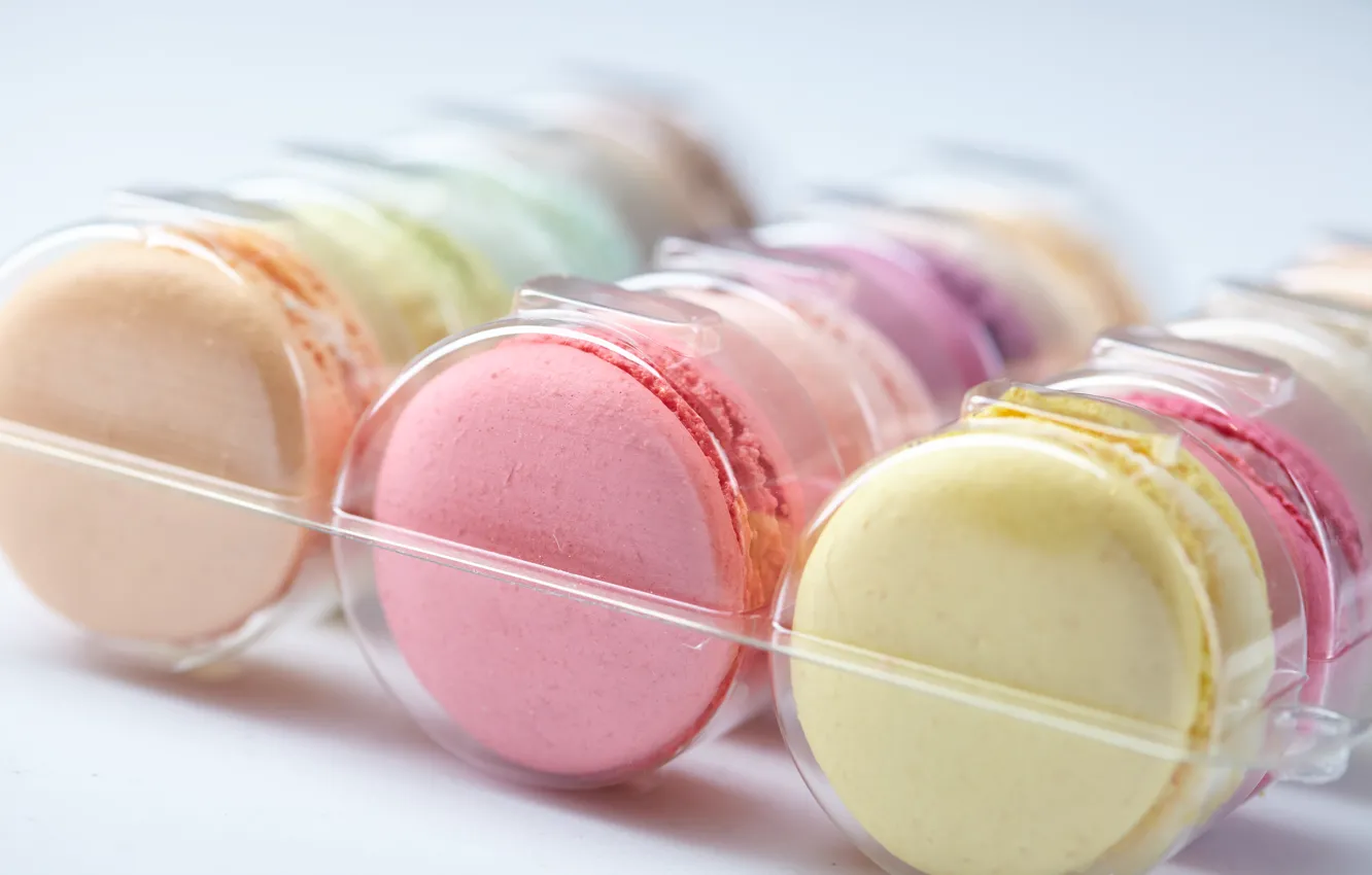 Фото обои colorful, десерт, сладкое, sweet, dessert, cookies, macaron, almond