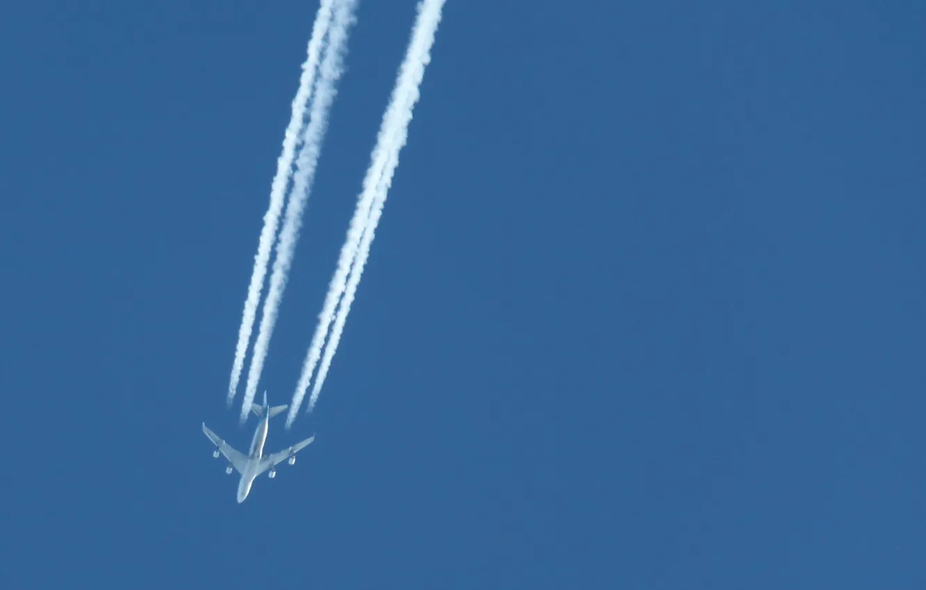 Фото обои небо, полёт, самолёт