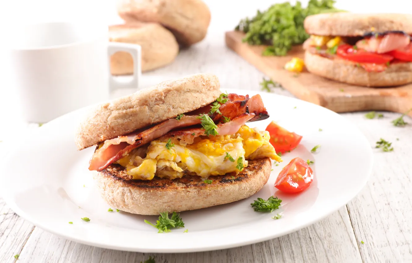 Фото обои еда, завтрак, сыр, хлеб, бутерброд, овощи, помидоры-черри