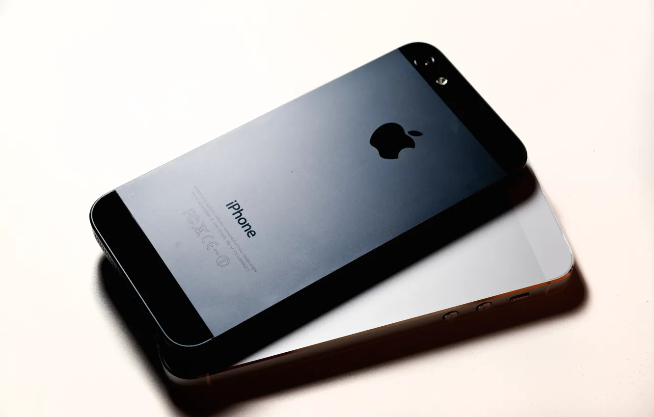 Фото обои макро, apple, техника, телефон, гаджет, iPhone 5