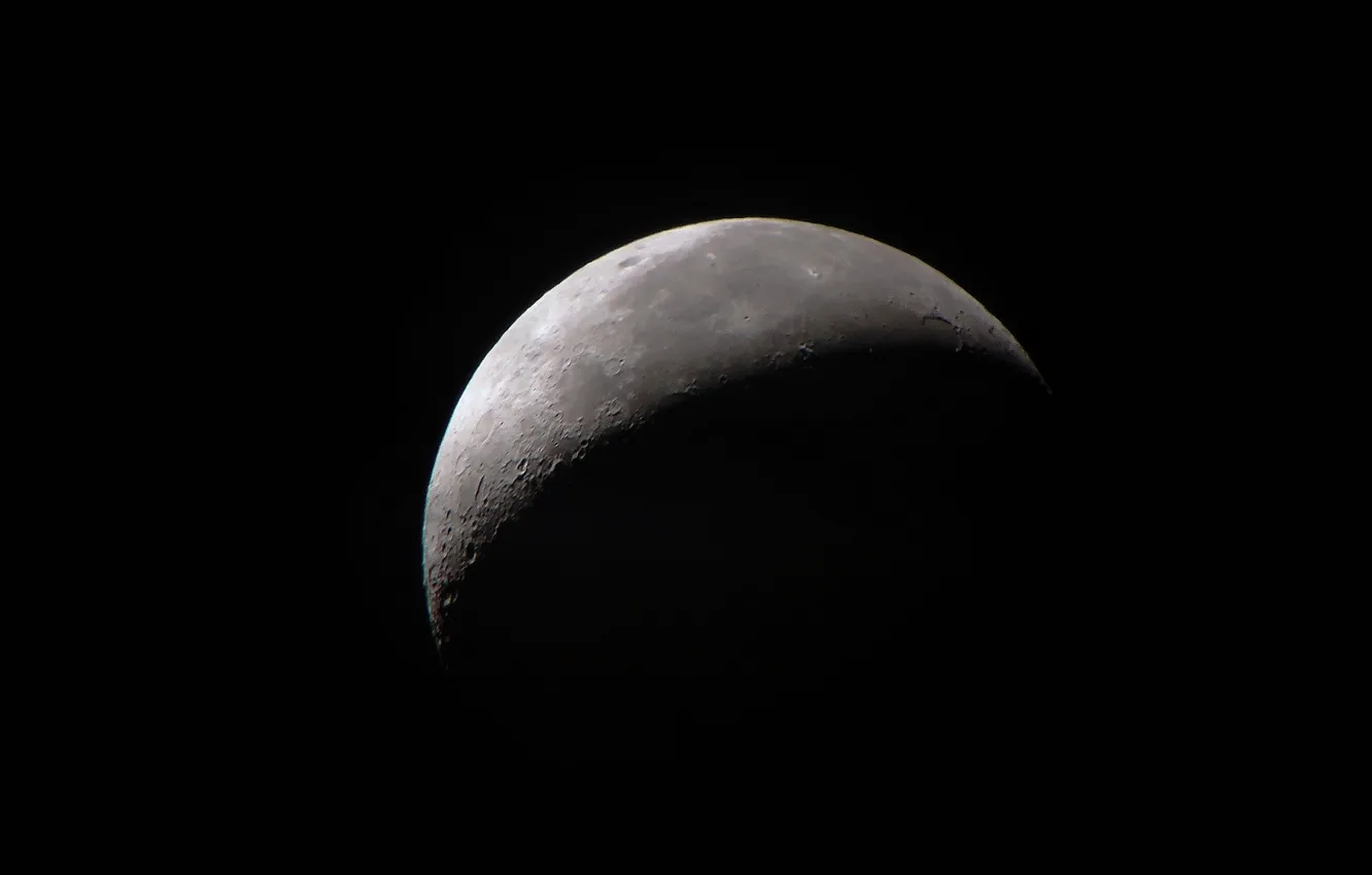 Фото обои поверхность, луна, спутник Земли