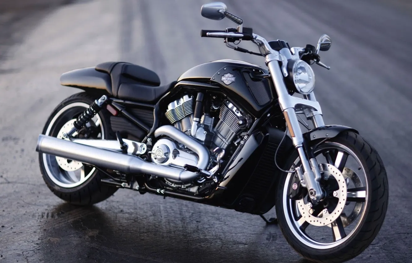 Фото обои Харлей, Мотоцикл, Harley-Davidson, V-rod