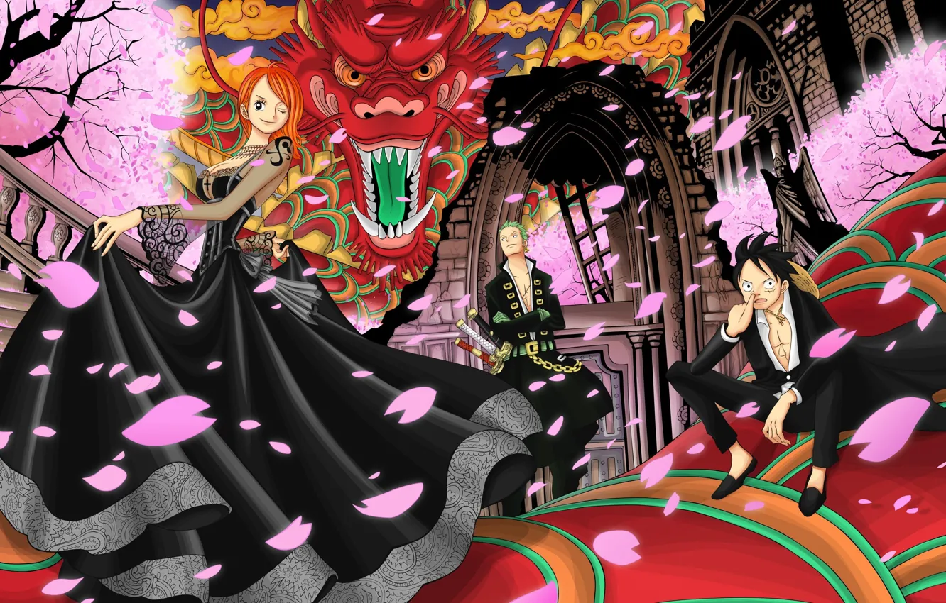 Фото обои sword, game, anime, katana, ken, blade, dragon, pirates