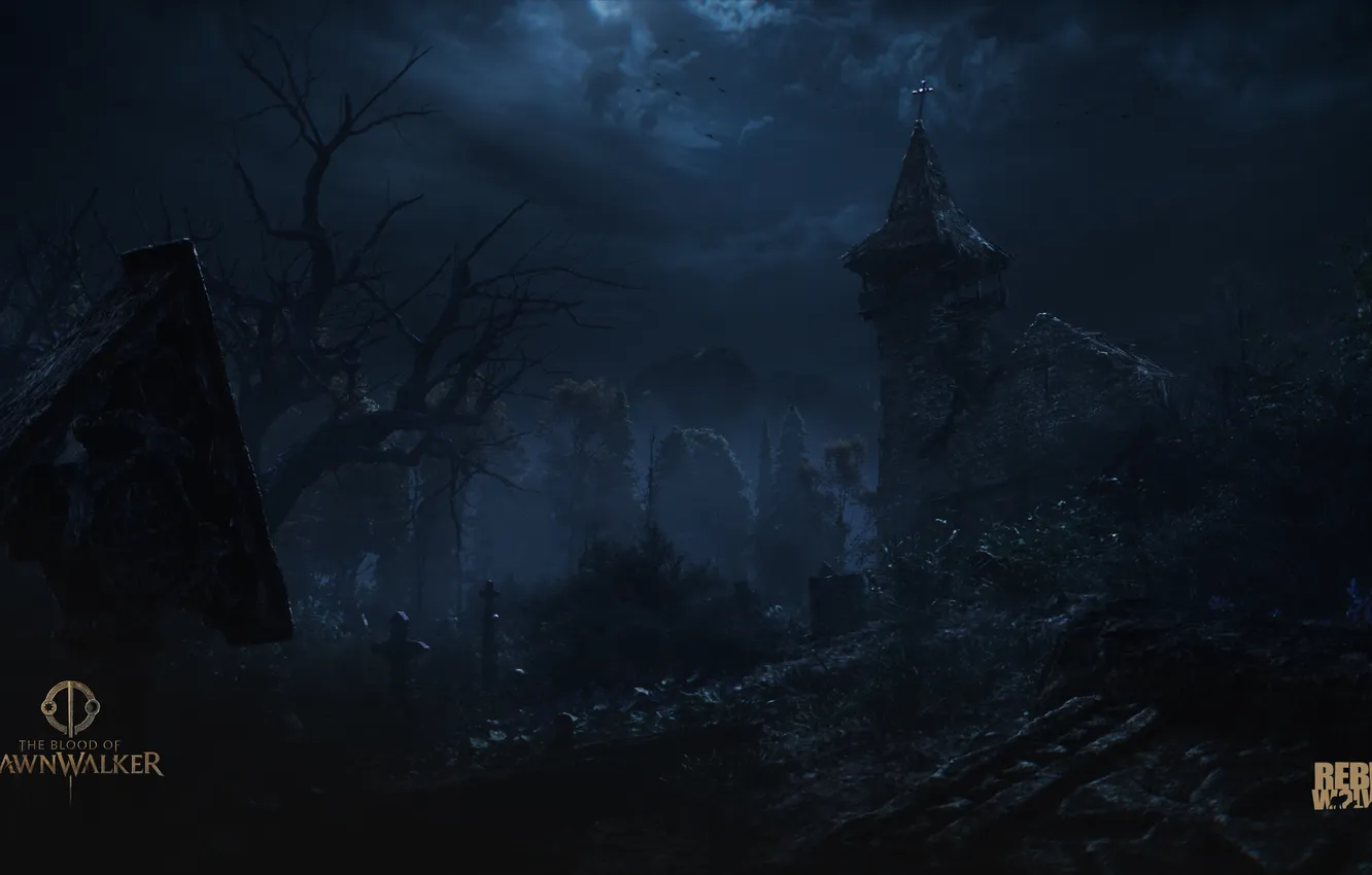 Фото обои vampire, Game, RPG, Rebel Wolves, The Blood of Dawnwalker