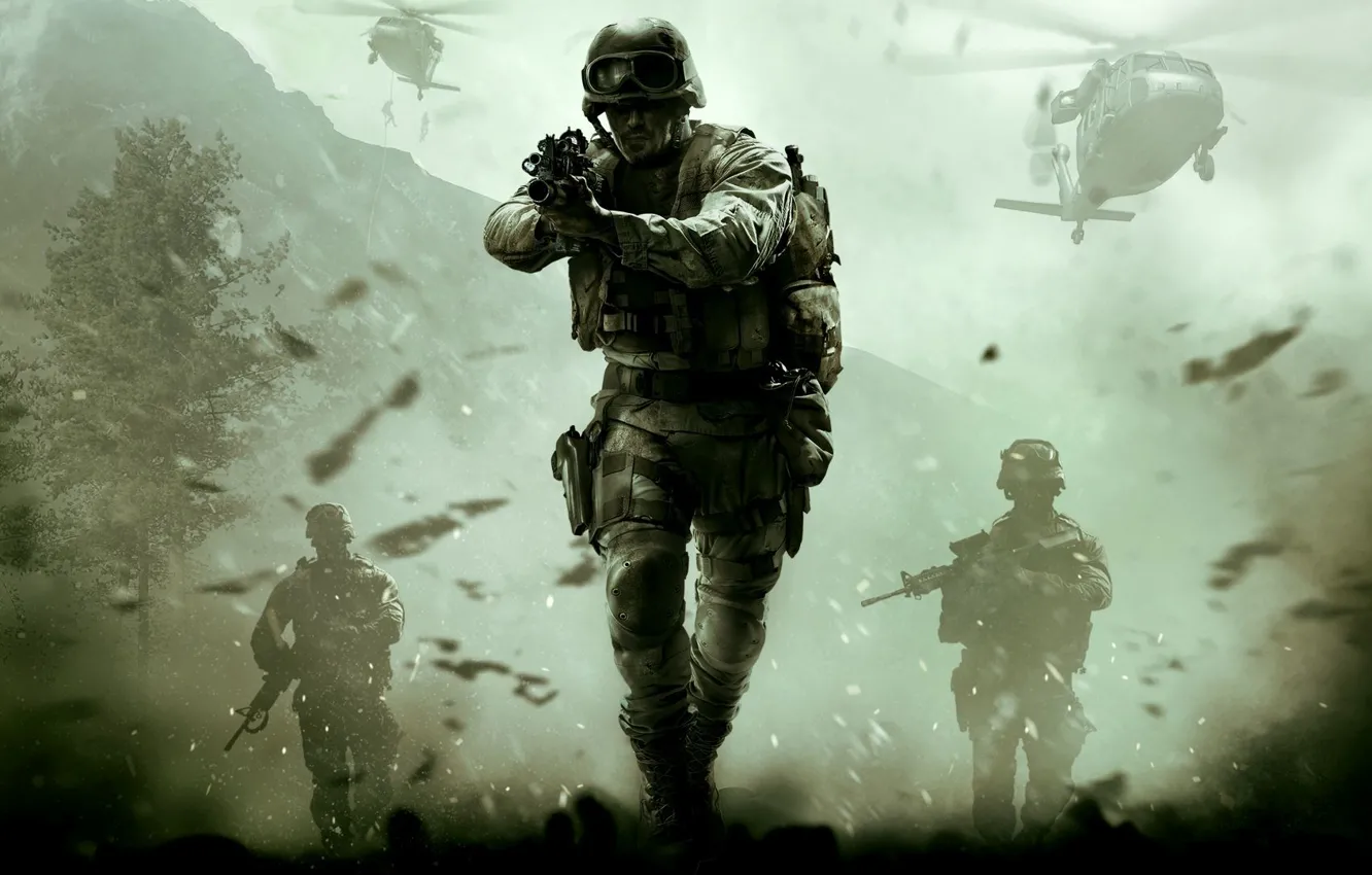 Фото обои Call of Duty, CoD, Modern Warfare, Activision, Infinity Ward, Raven Software, Remastered, Call of Duty: …