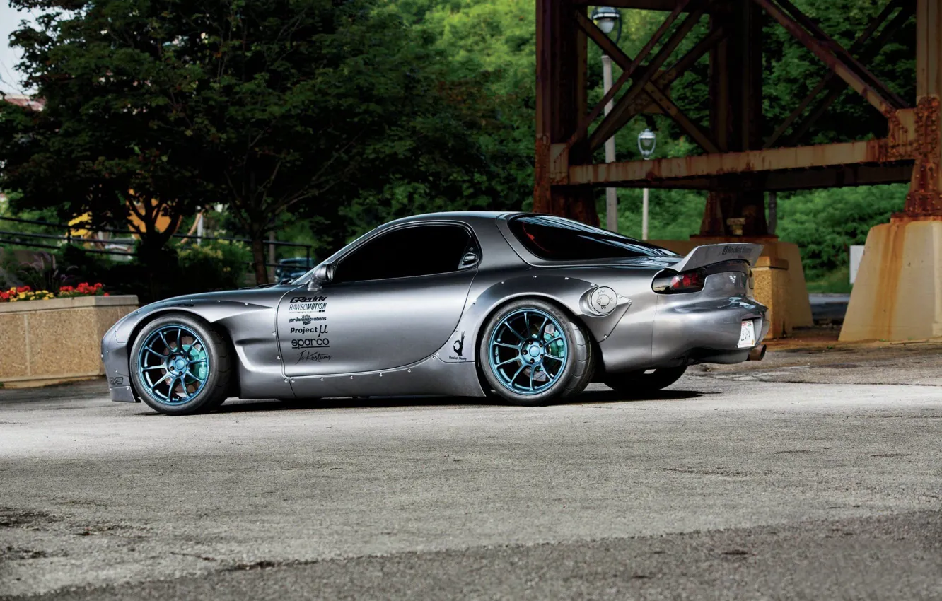 Фото обои Mazda, Coupe, RX-7, Tuning, Widebody